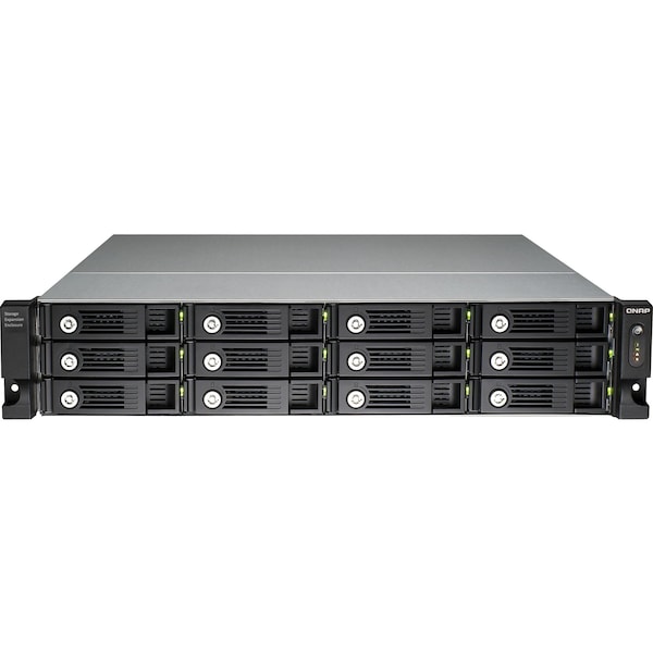 Qnap 12-Bay Rack Expansion Enclosur UX-1200U-RP-US - main